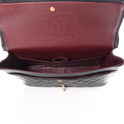 Chanel Caviar Quilted Maxi Double Flap Black 5 of 14