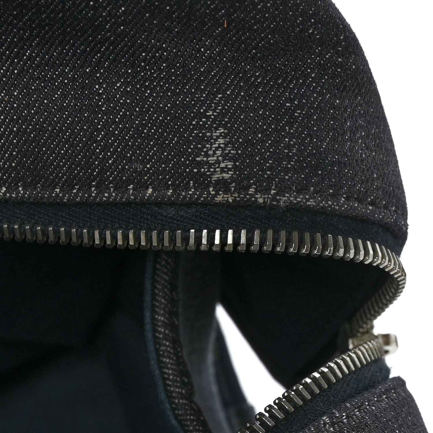 Chanel Denim Deauville Bowling Bag Dark Blue 11 of 11