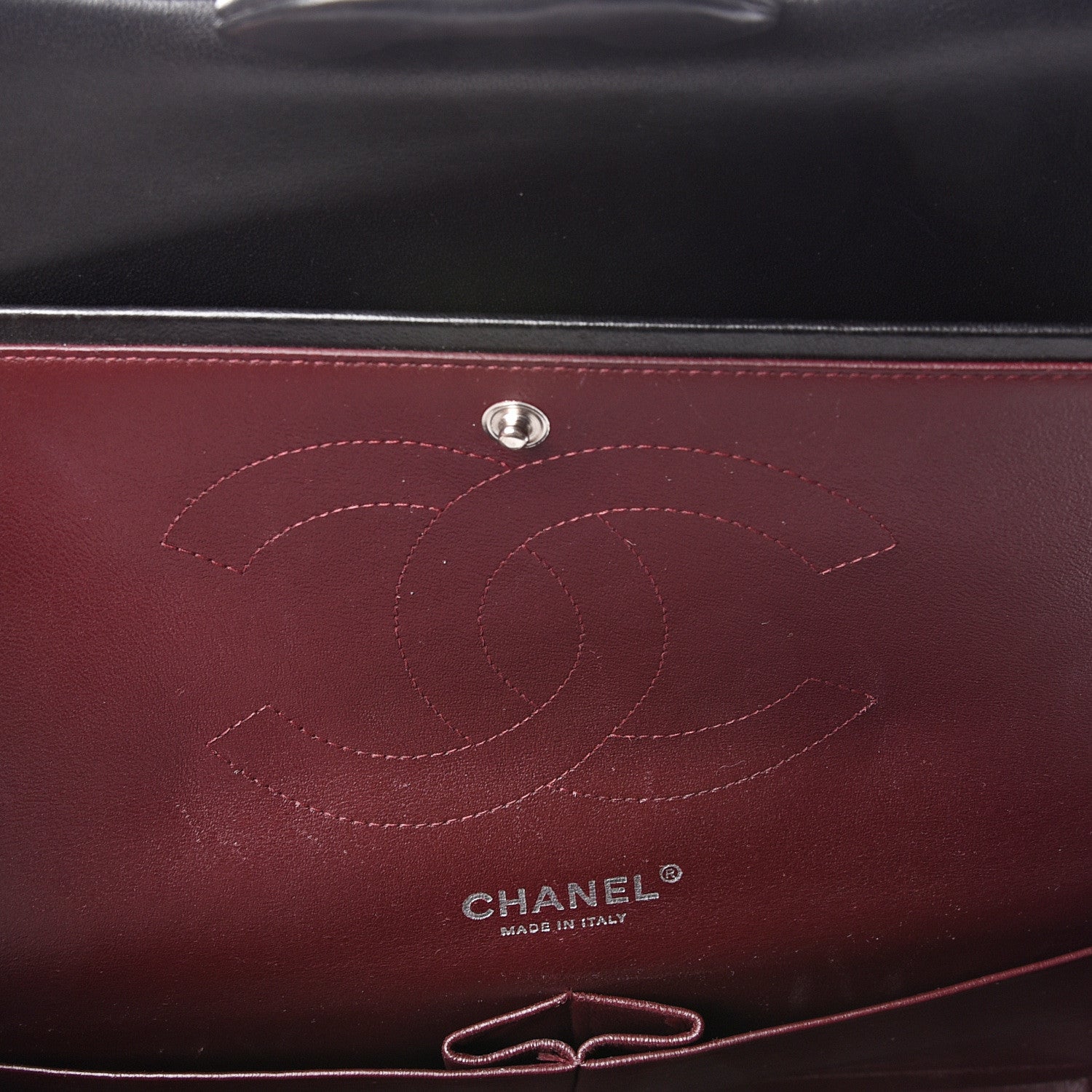 Chanel Lambskin Quilted Jumbo Double Flap Black 7 of 12