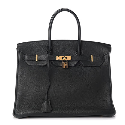 Hermes Togo Birkin 35 Bleu Ocean 1 of 8