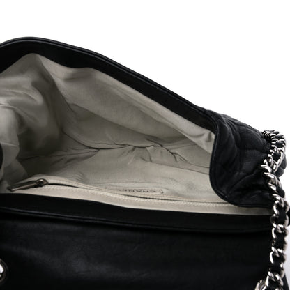 Chanel Washed Lambskin Quilted Mini Chain Around Flap Black 5 of 12