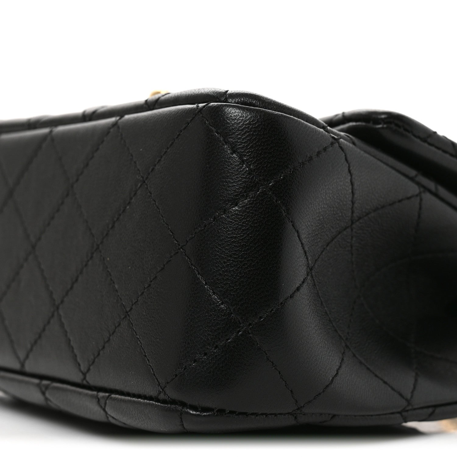 Chanel Lambskin Quilted Mini Pearl Crush Flap Black 10 of 11