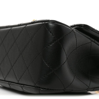 Chanel Lambskin Quilted Mini Pearl Crush Flap Black 10 of 11