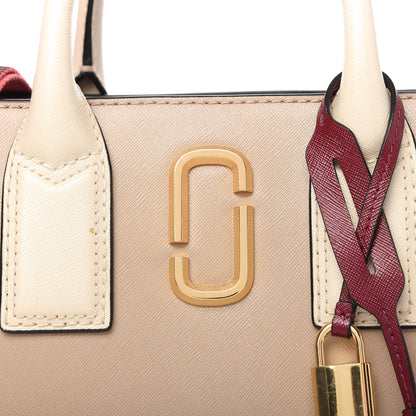 Marc Jacobs Saffiano Color Block Little Big Shot Tote Light Slate 9 of 10