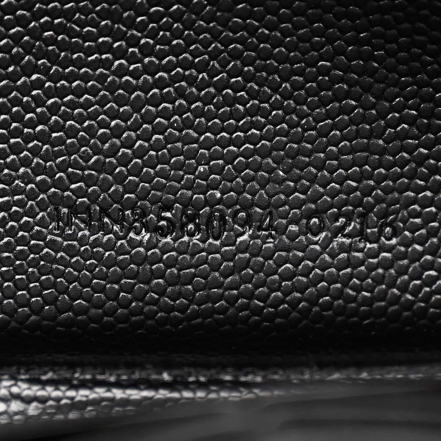 Grain De Poudre Matelasse Chevron Monogram Zip Around Wallet Black