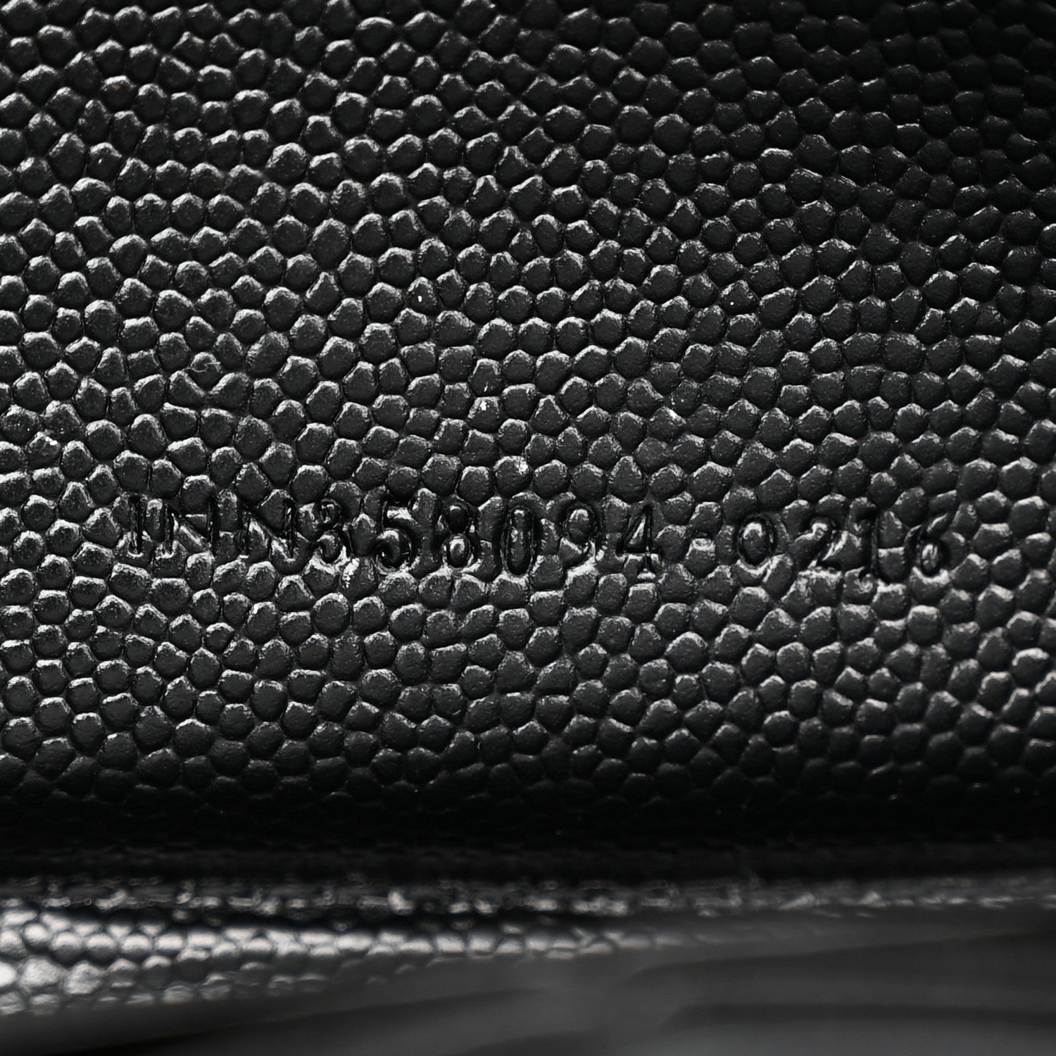Saint Laurent Grain De Poudre Matelasse Chevron Monogram Zip Around Wallet Black 7 of 11