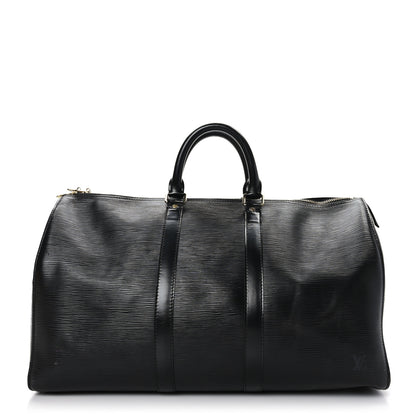 Louis Vuitton Epi Keepall 45 Black 1 of 12