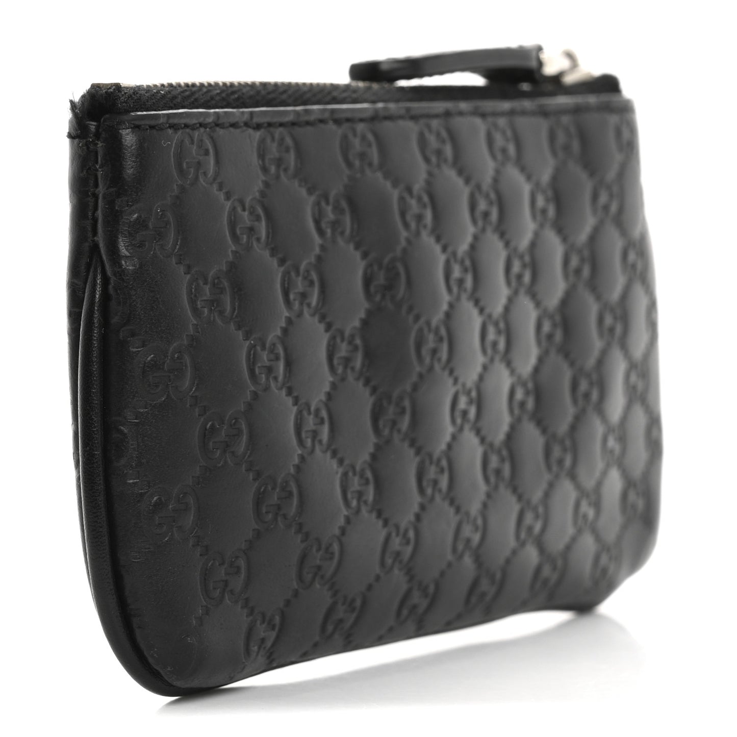 Microguccissima Key Ring Coin Case Black