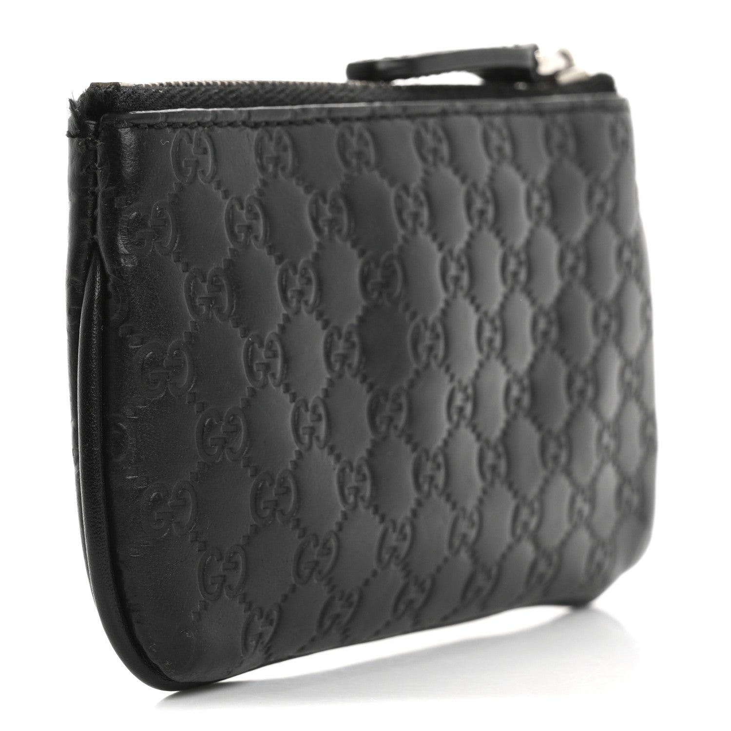 Gucci Microguccissima Key Ring Coin Case Black 3 of 12