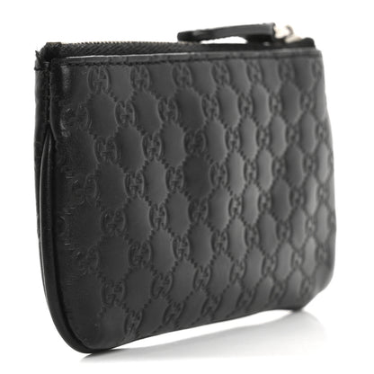 Gucci Microguccissima Key Ring Coin Case Black 3 of 12