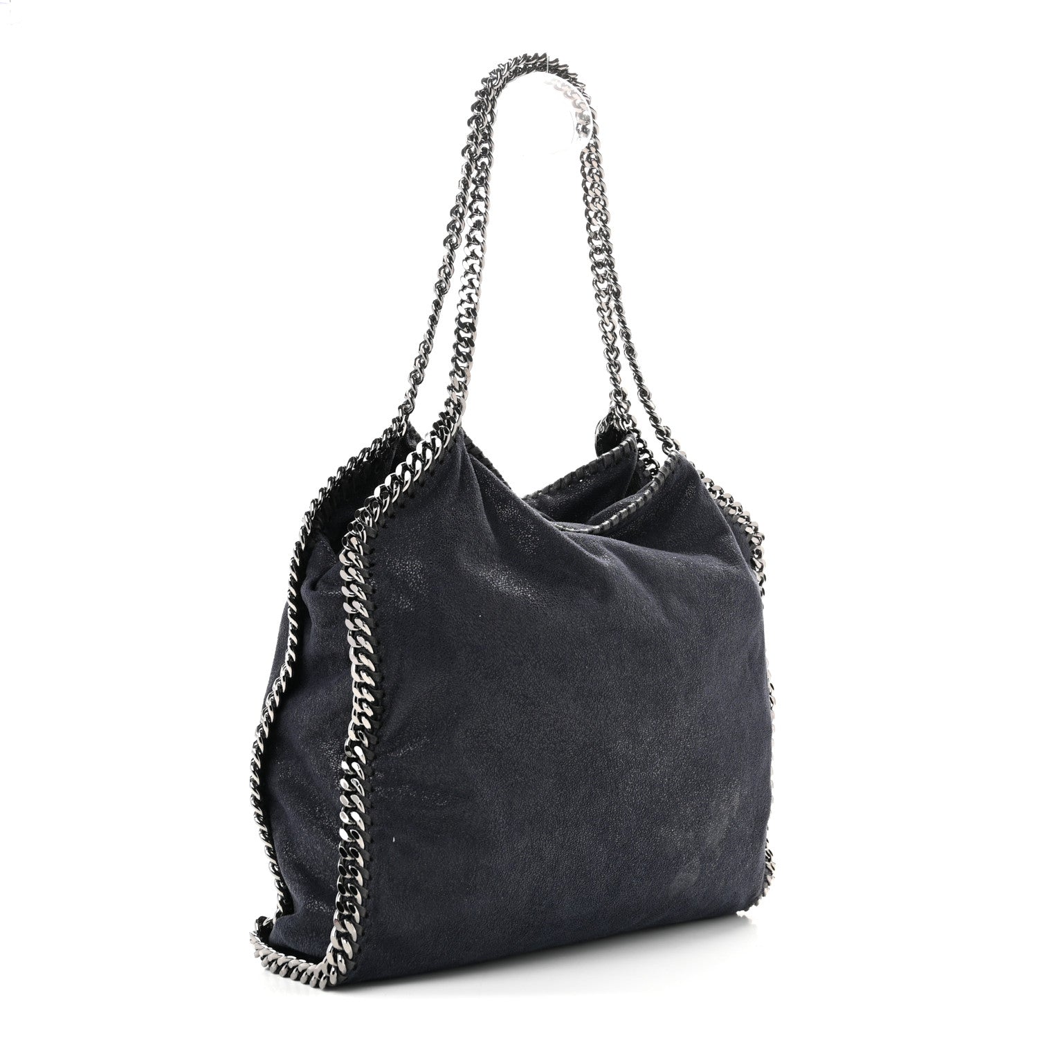 Stella McCartney Shaggy Deer Small Falabella Blue 3 of 14