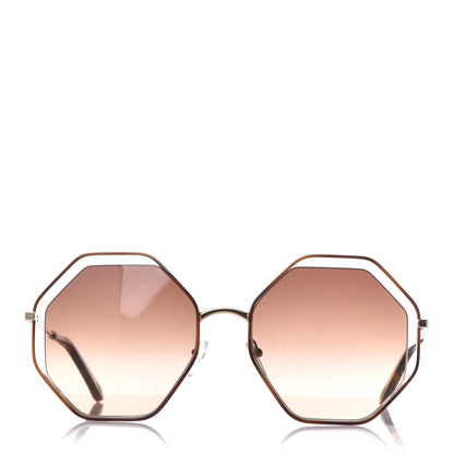 Chloe Octagonal Sunglasses CE132S Gold 2 of 7