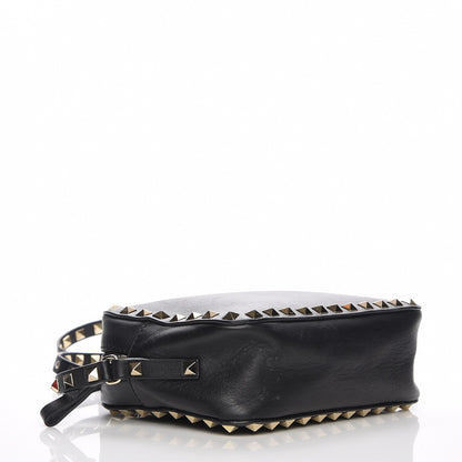 Valentino Garavani Calfskin Rockstud Camera Crossbody Bag Black 4 of 7