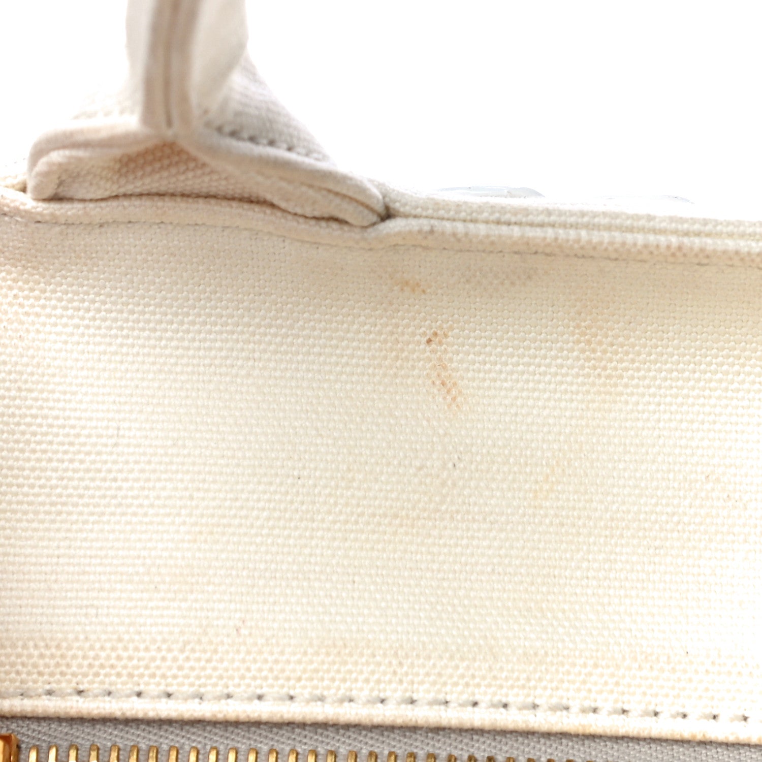 Prada Canvas Wicker Tote White 19 of 23