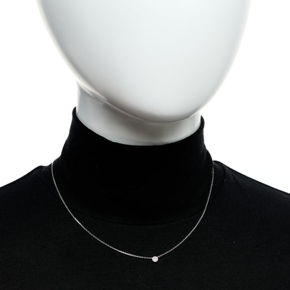 Cartier 18K White Gold Diamond XS D'Amour Pendant Necklace 2 of 6