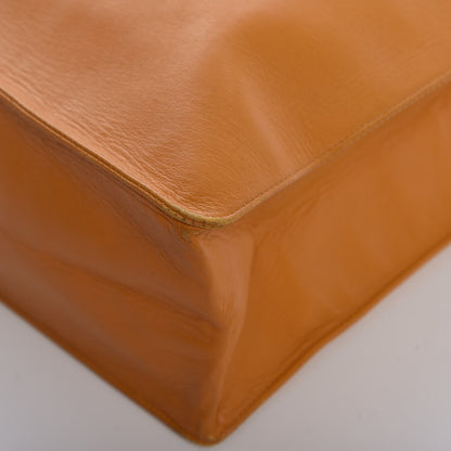 Chanel Lambskin Jumbo CC Shoulder Bag Orange 11 of 12