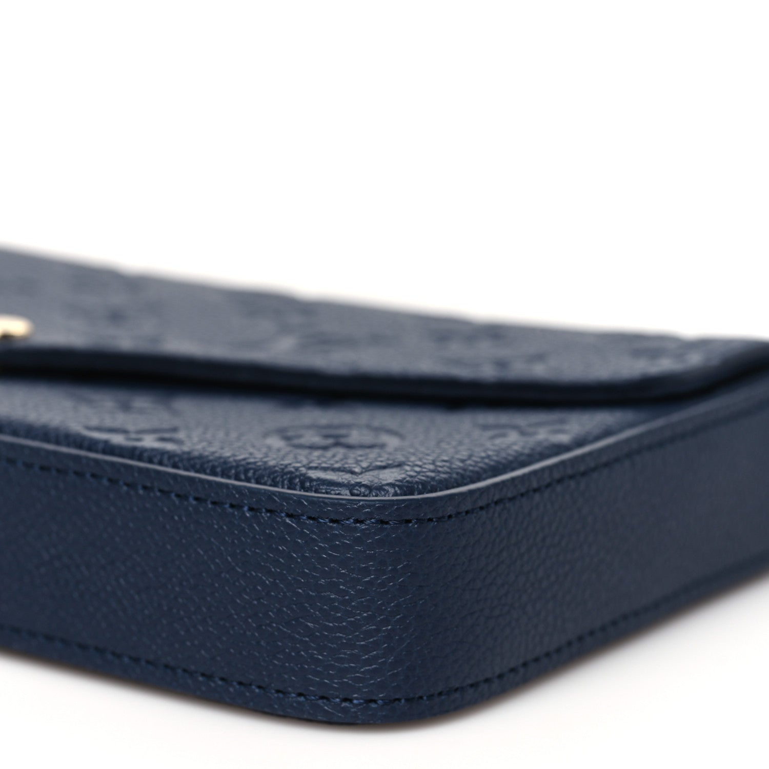 Louis Vuitton Empreinte Pochette Felicie Chain Wallet Navy 10 of 10