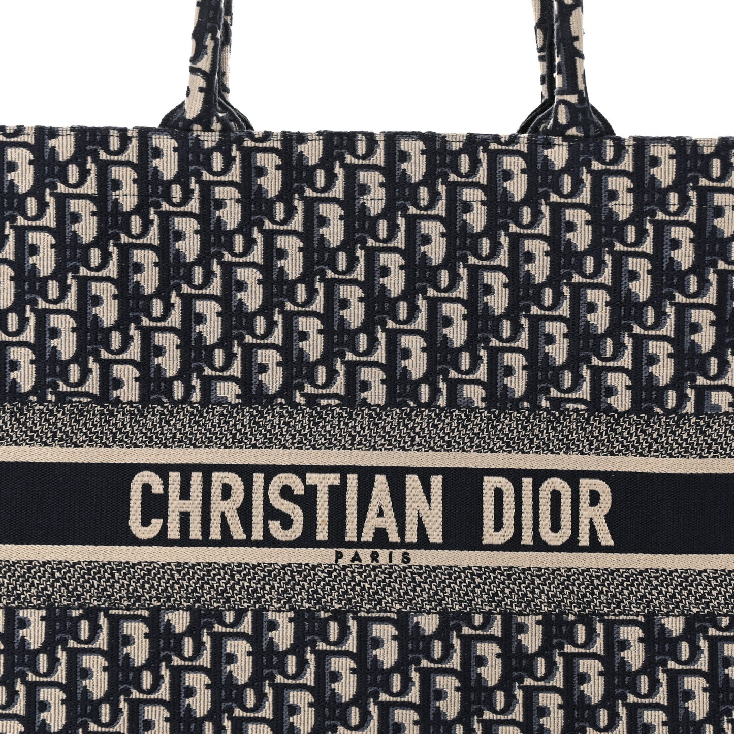 Oblique Large Book Tote Blue Multicolor