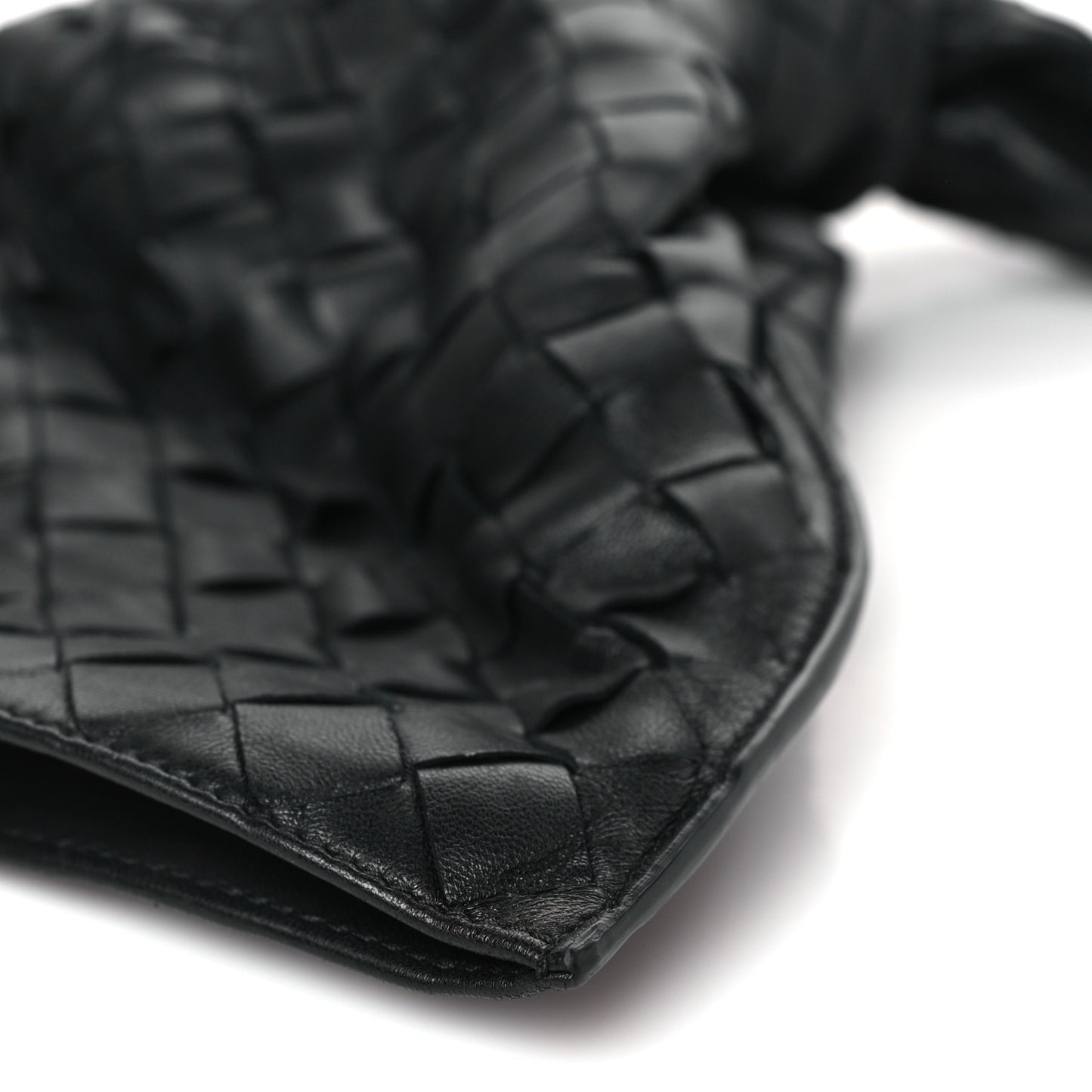 Nappa Intrecciato Mini BV Twist Black