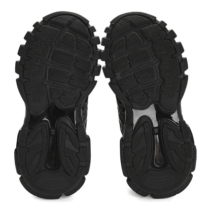 Balenciaga Mesh Nubuck Effect Fabric LED Womens Track Sneakers 39 Black 6 of 9