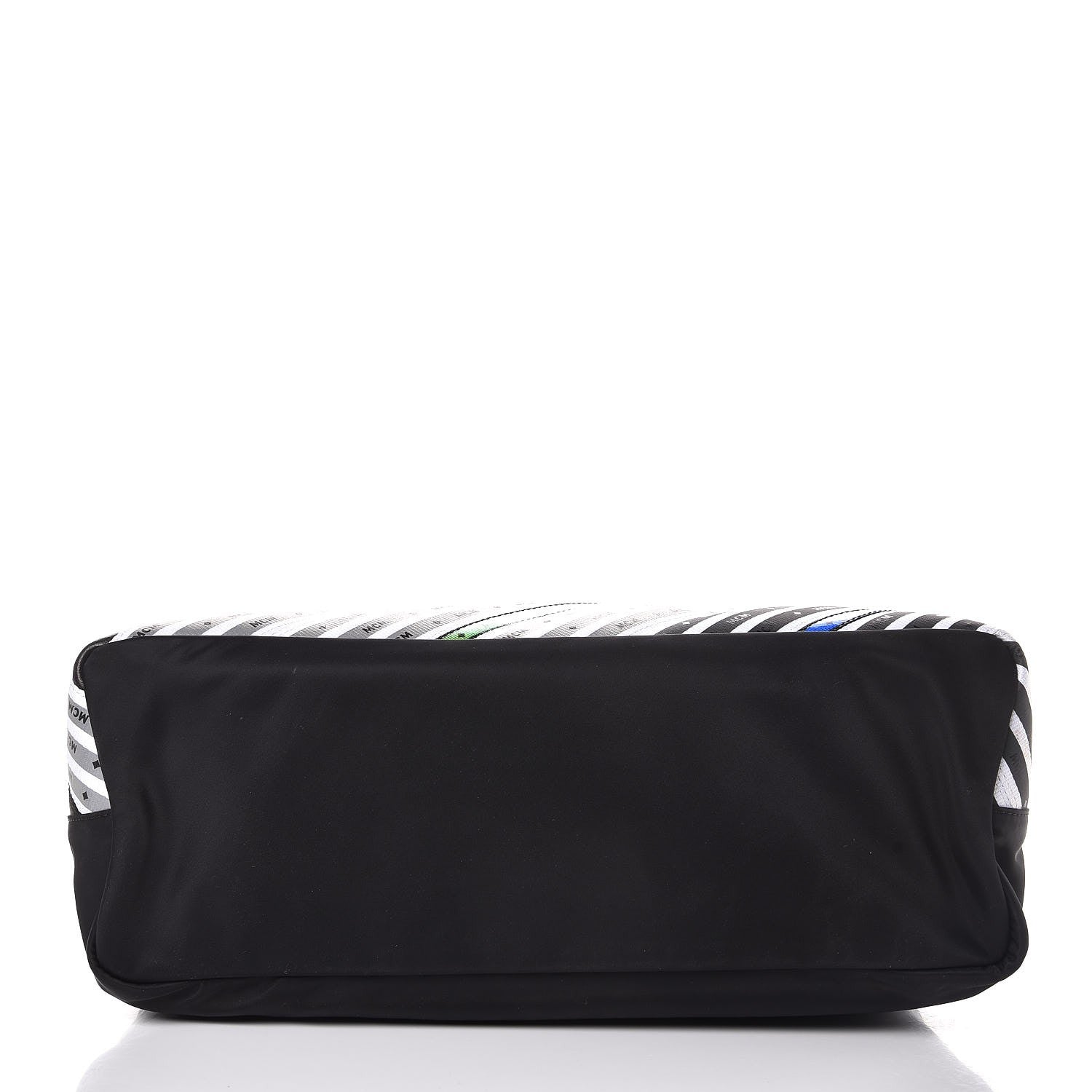 MCM Nylon Coated Canvas Zipper Tote 7 of 14