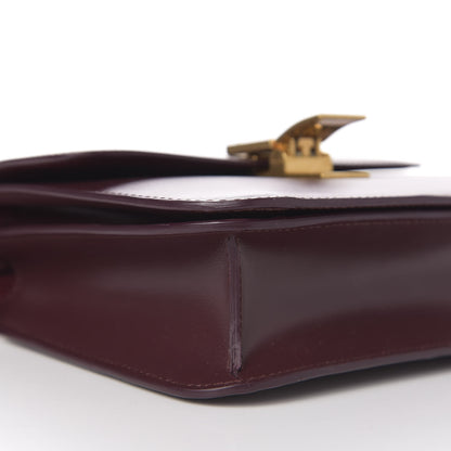 Celine Box Calfskin Teen Classic Box Flap Bag Burgundy 8 of 11