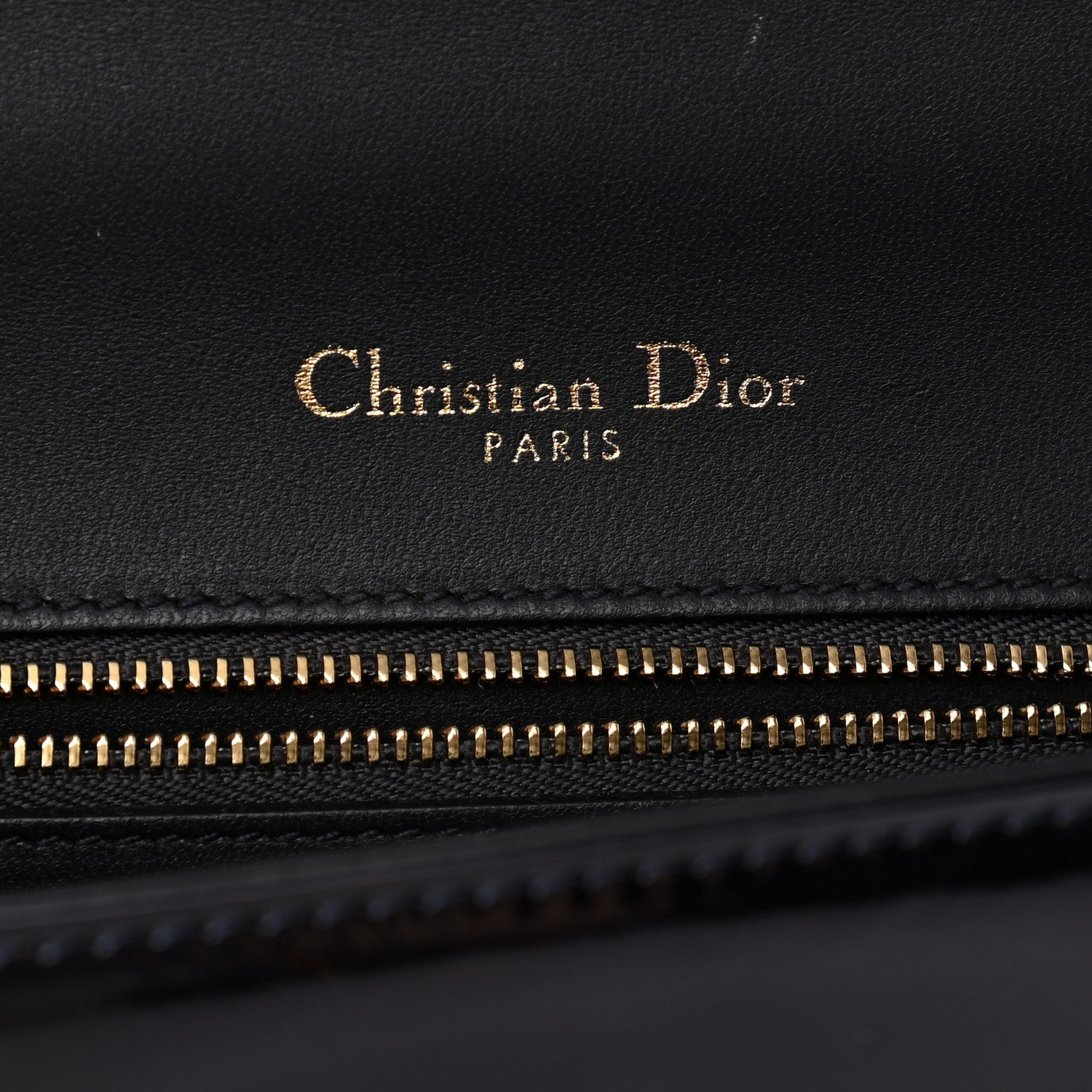 Christian Dior Metallic Patent Micro-Cannage Small Diorama Flap Bag Onyx Black 6 of 10