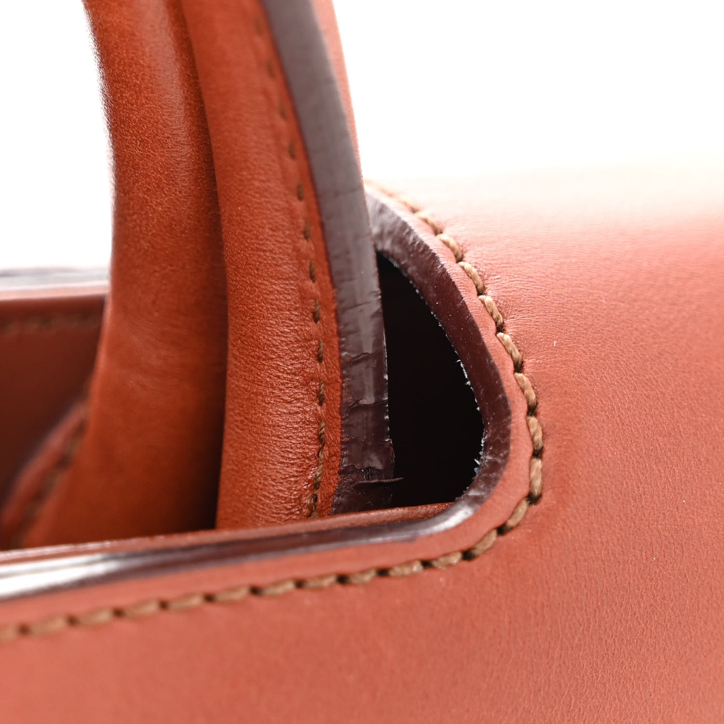 Smooth Calfskin Medium Diorever Flap Brown