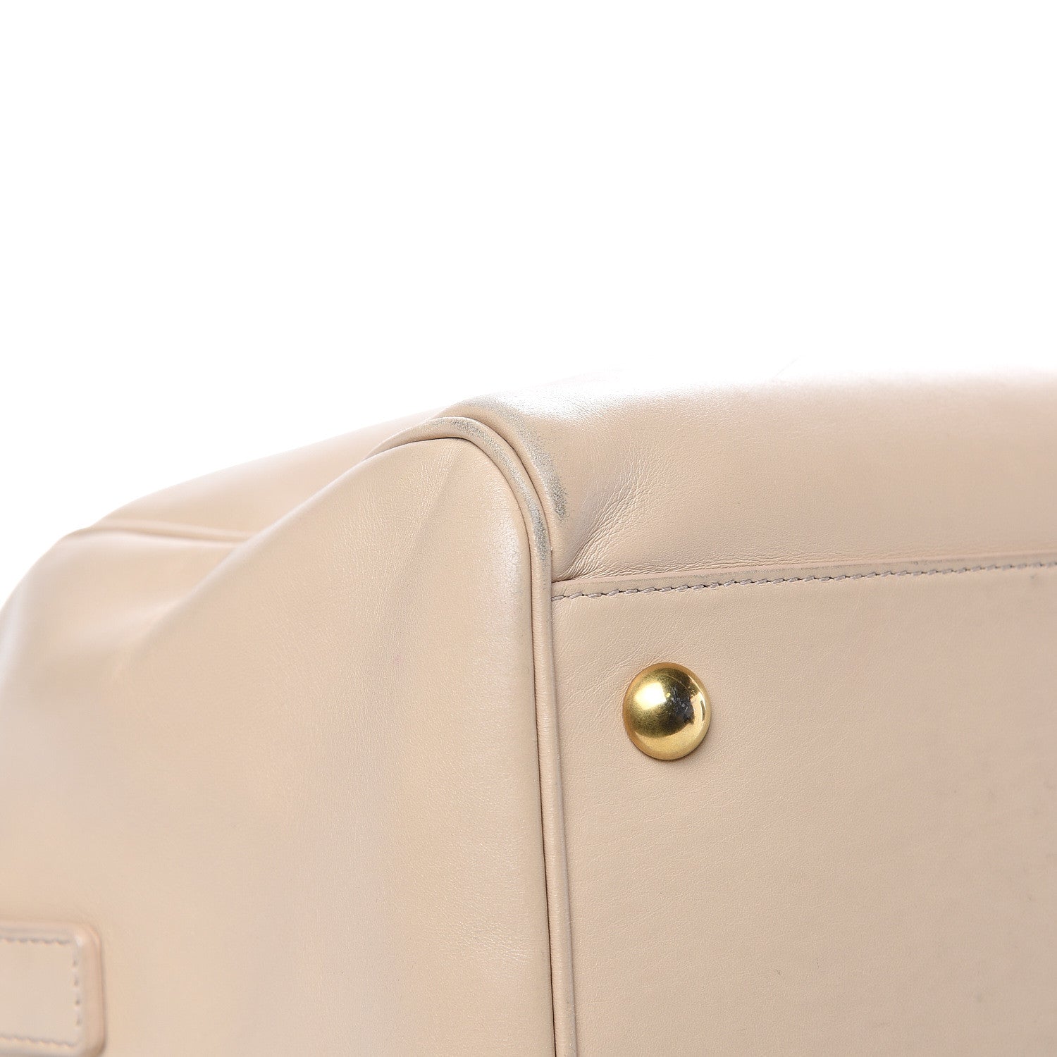 Saint Laurent Calfskin Classic Duffle 6 Beige 9 of 21