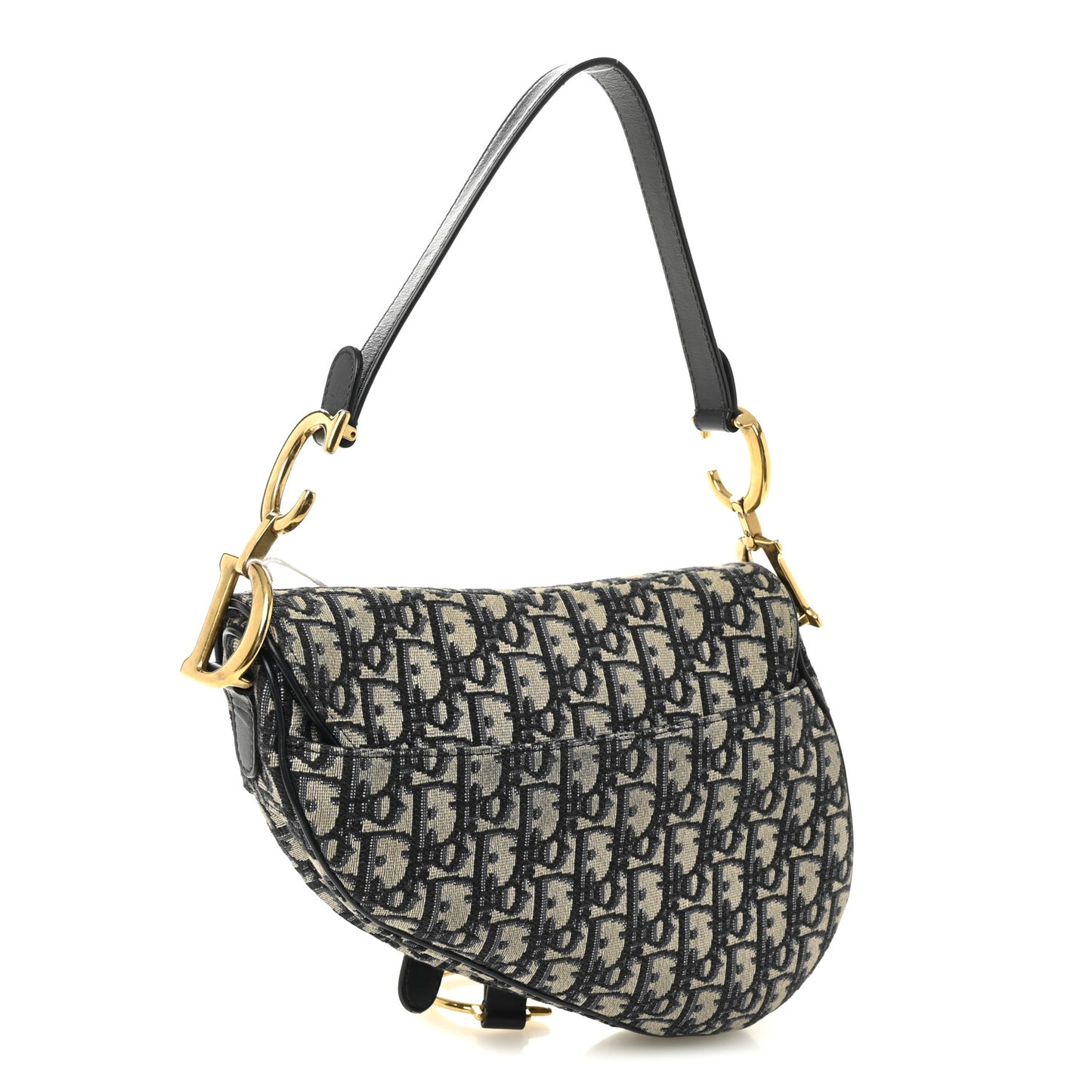 Oblique Saddle Bag Blue