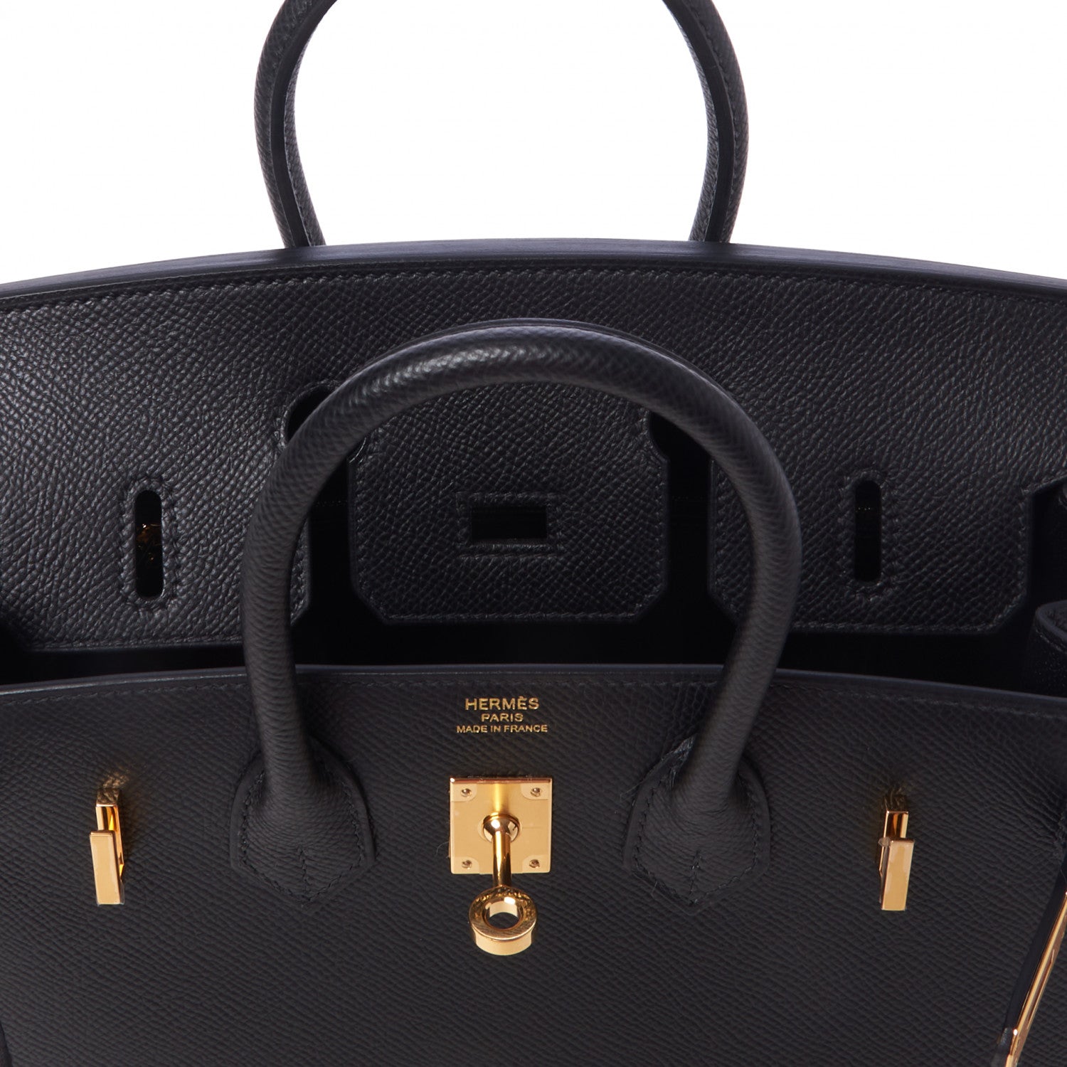 Hermes Madame Calfskin Birkin Sellier 25 Black 16 of 31