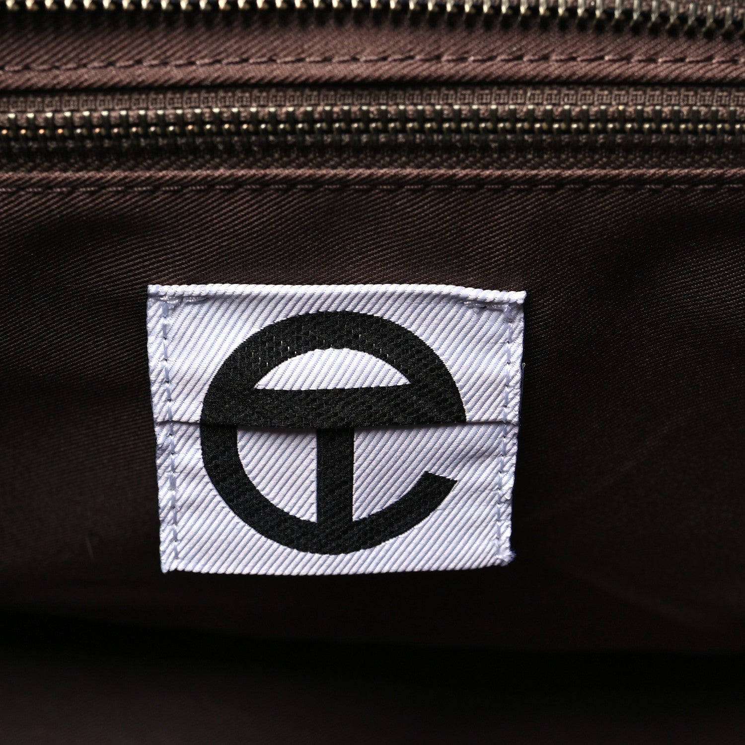 Telfar Monogram Jacquard Medium Shopping Bag Chocolate 6 of 9
