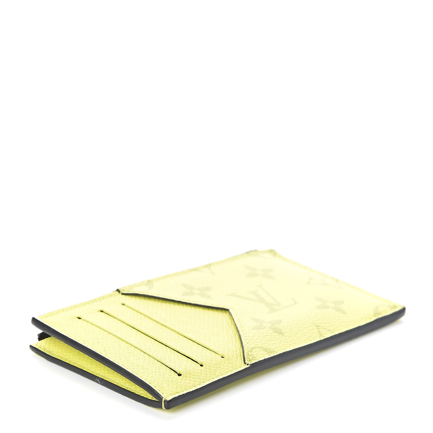 Monogram Taiga Coin Card Holder Yellow