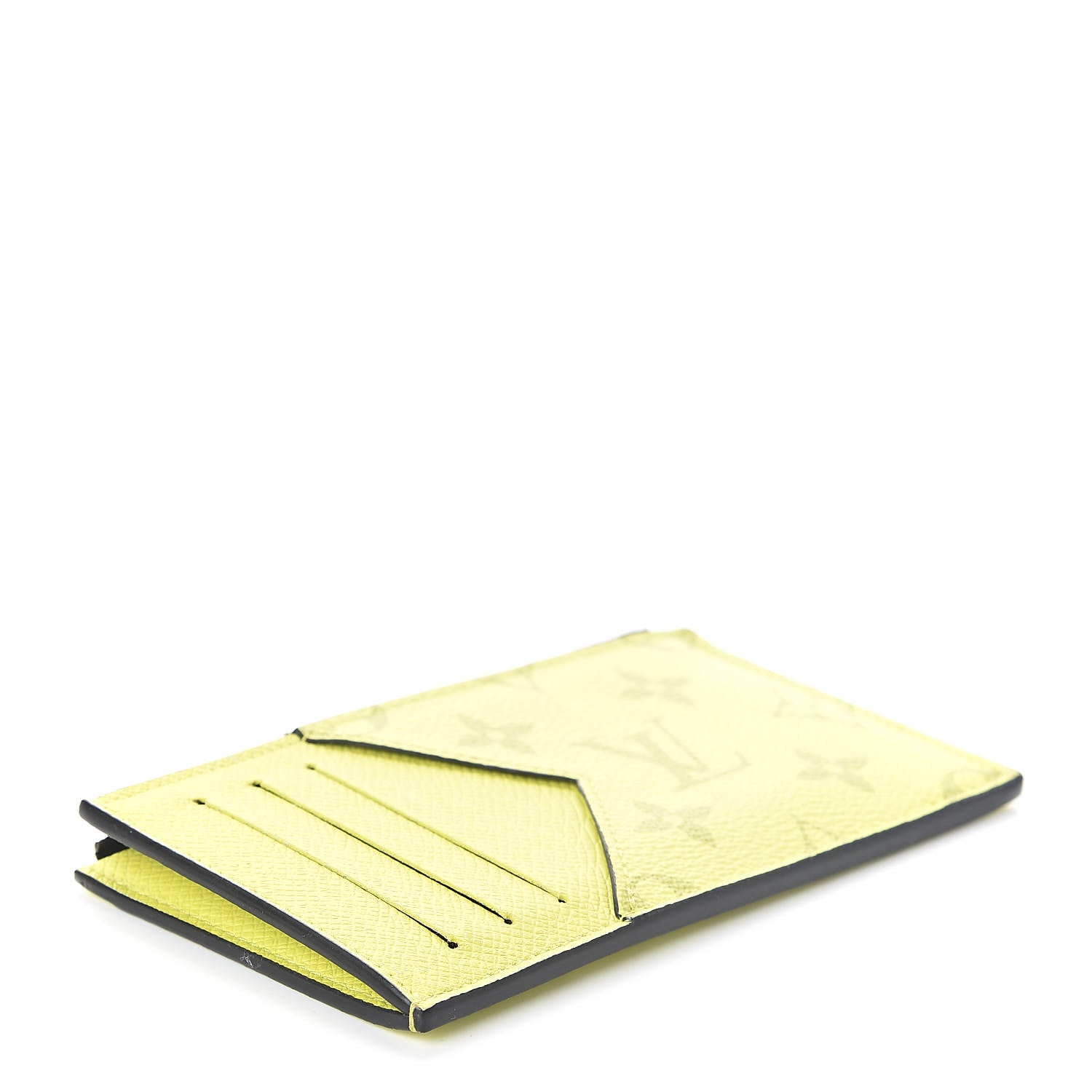 Louis Vuitton Monogram Taiga Coin Card Holder Yellow 4 of 6