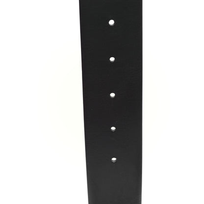 Valentino Garavani Glossy Calfskin Monochrome VLogo Belt 85 34 Black 5 of 5