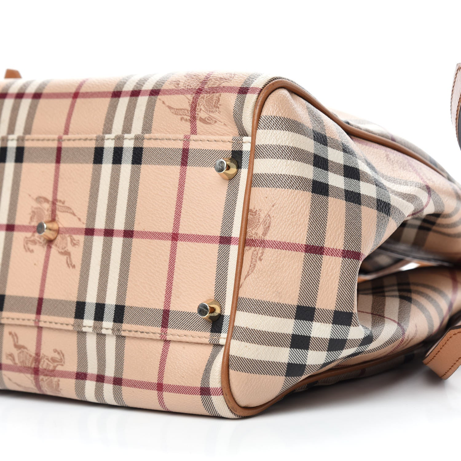 Burberry Haymarket Check Small Canterbury Tote Brown 7 of 14