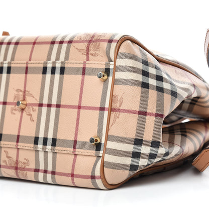 Burberry Haymarket Check Small Canterbury Tote Brown 7 of 14