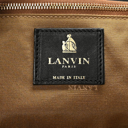Lanvin Lambskin Quilted Medium Sugar Shoulder Bag Black 6 of 9