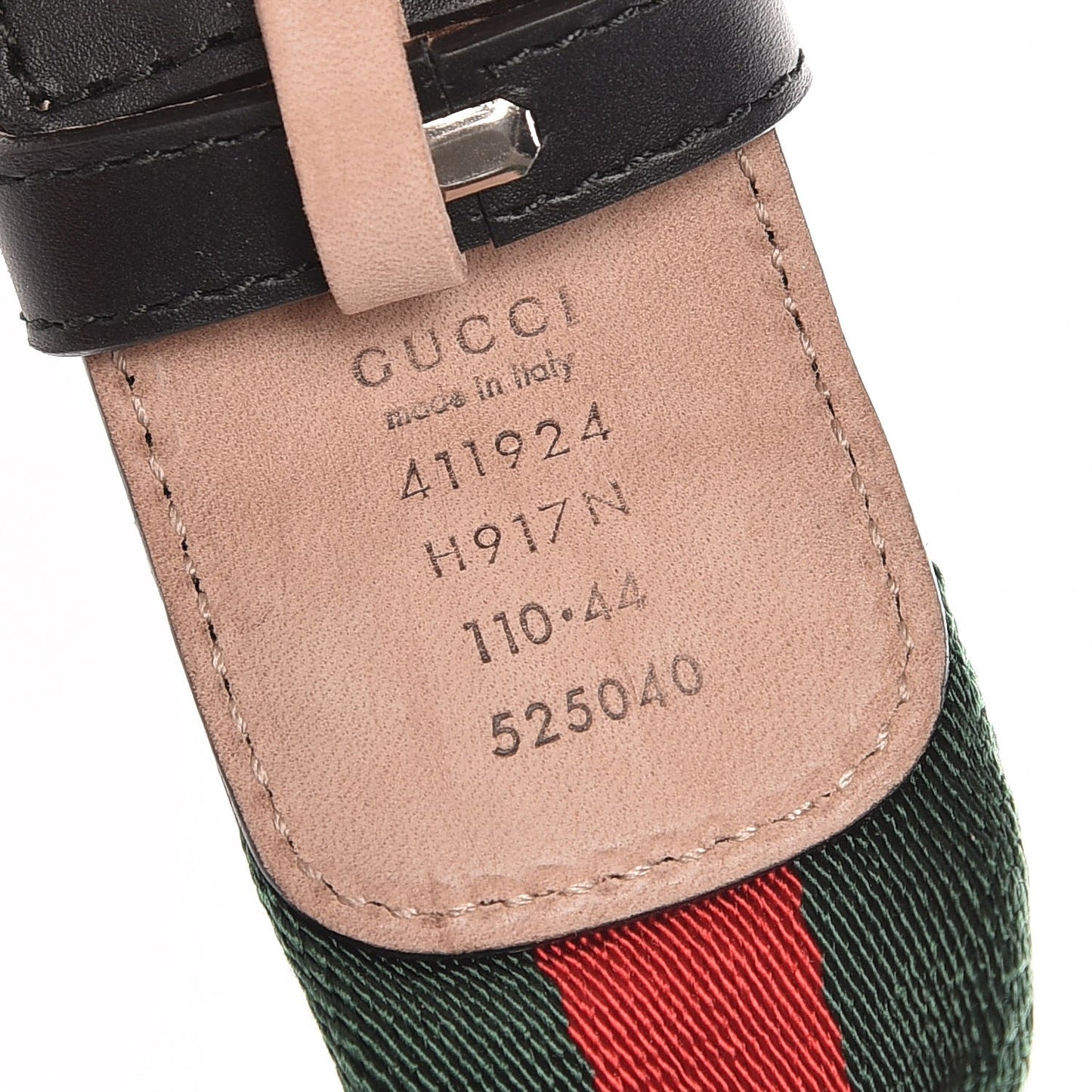 Canvas Web Interlocking G Belt 110 44 Black