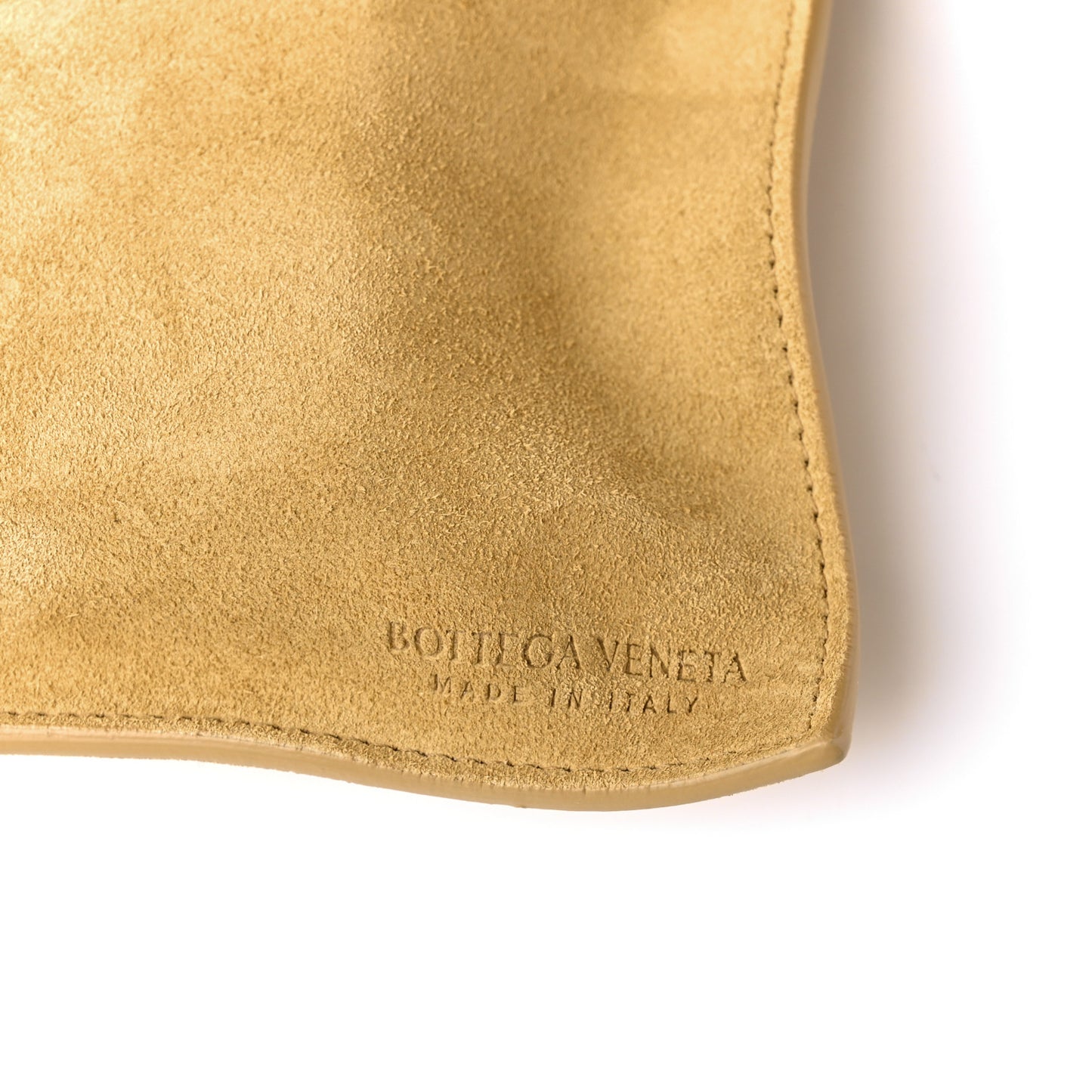 Suede Maxi Intrecciato Tote Cane Sugar Tapioca