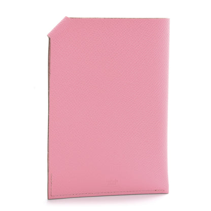 Hermes Epsom Tarmac PM Passport Holder Rose Confetti 3 of 9
