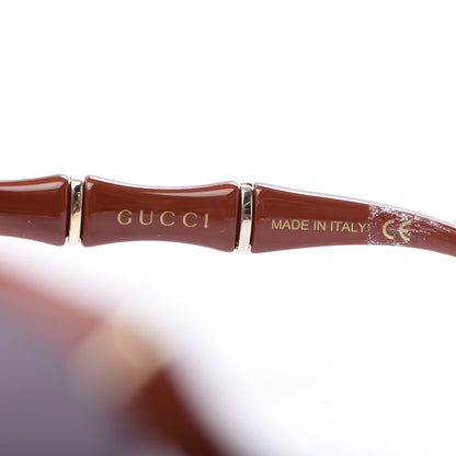 Gucci Bamboo Effect Sunglasses GG0505S Red 6 of 8