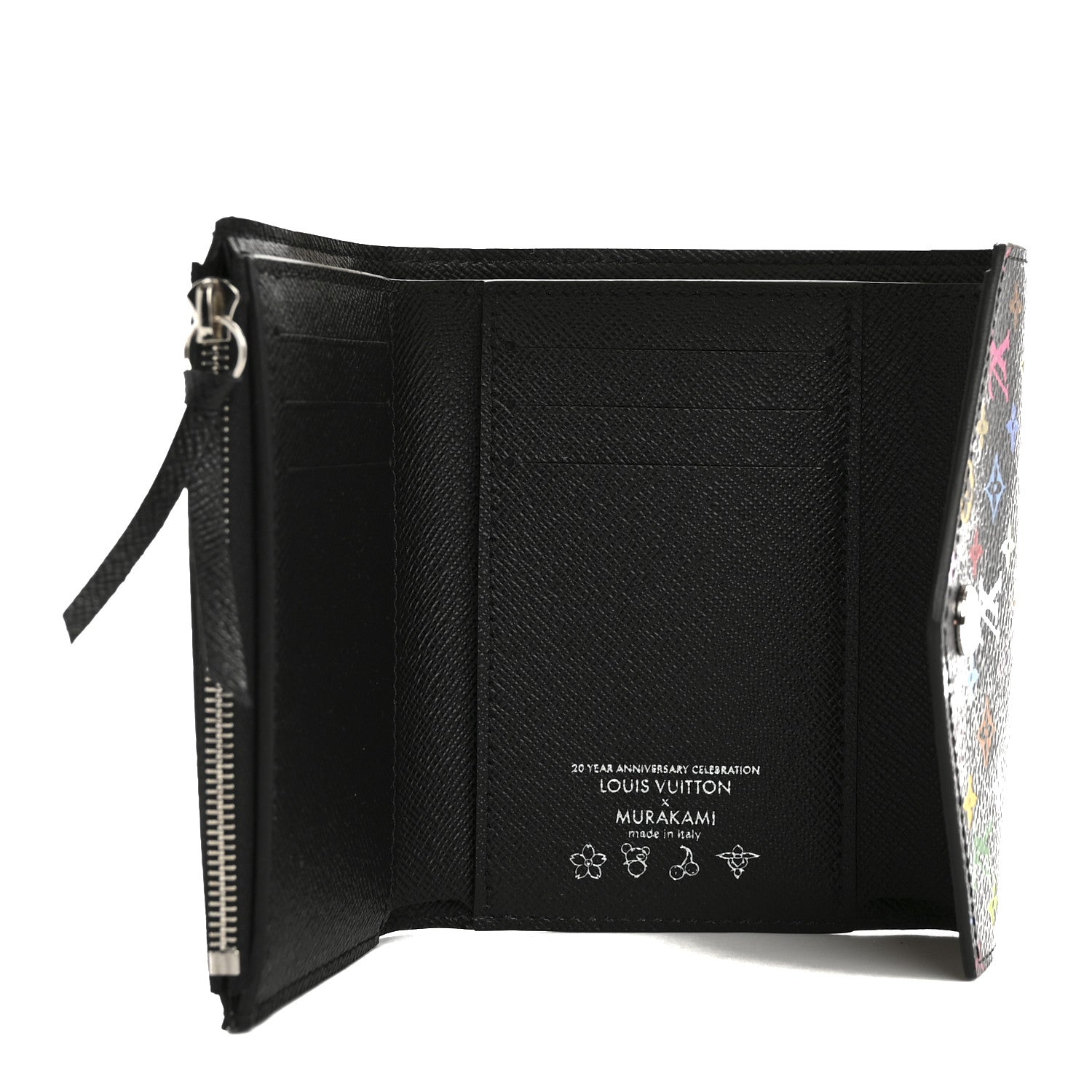 Louis Vuitton LV x TM Monogram Multicolor Victorine Wallet Black 5 of 6