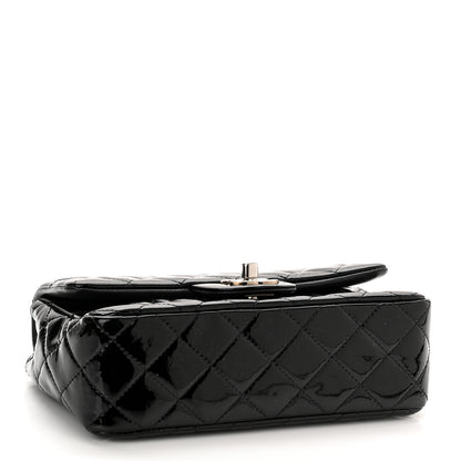 Chanel Patent Calfskin Quilted Mini Rectangular Flap Black 4 of 10