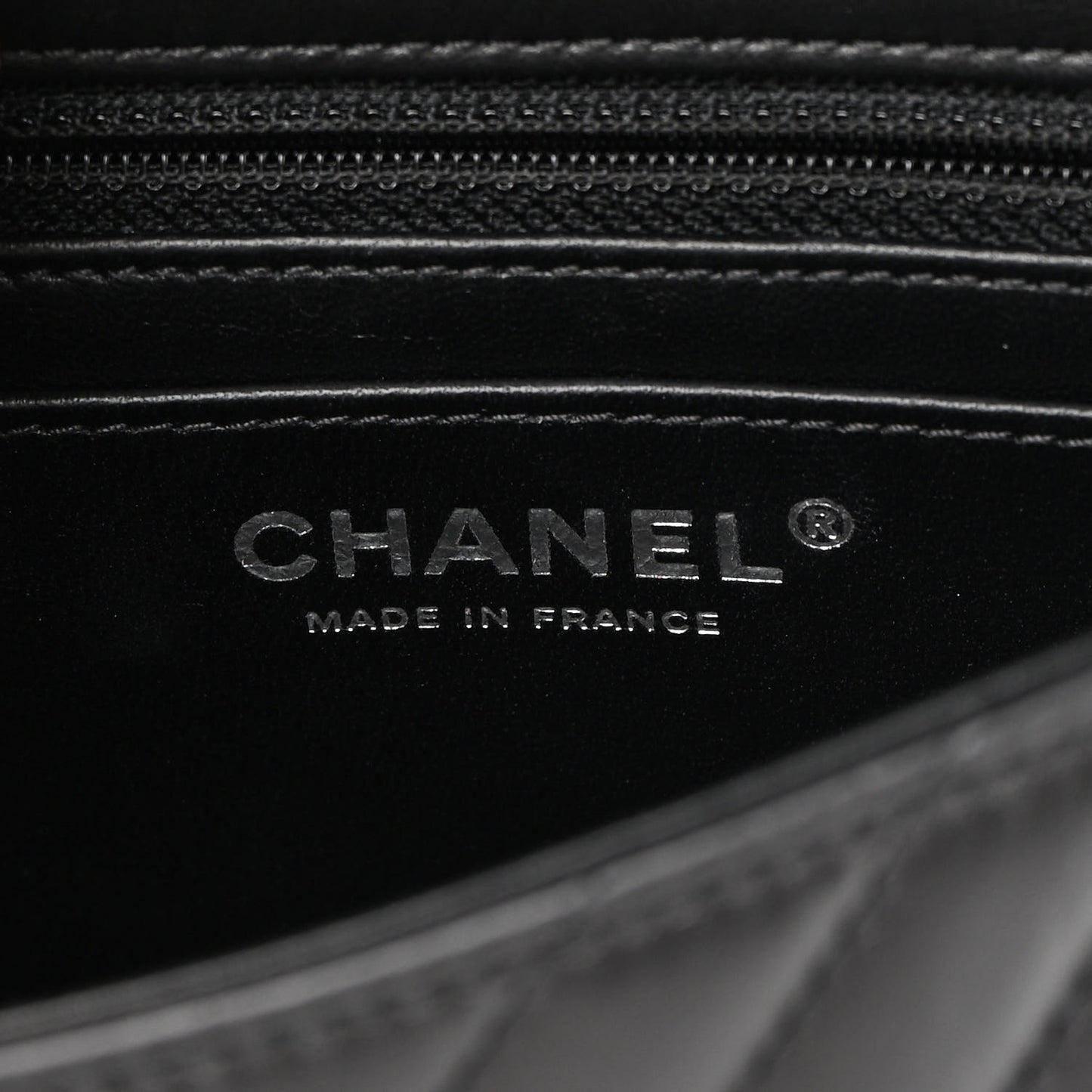 Aged Calfskin Chevron Quilted 2.55 Reissue Mini Flap So Black