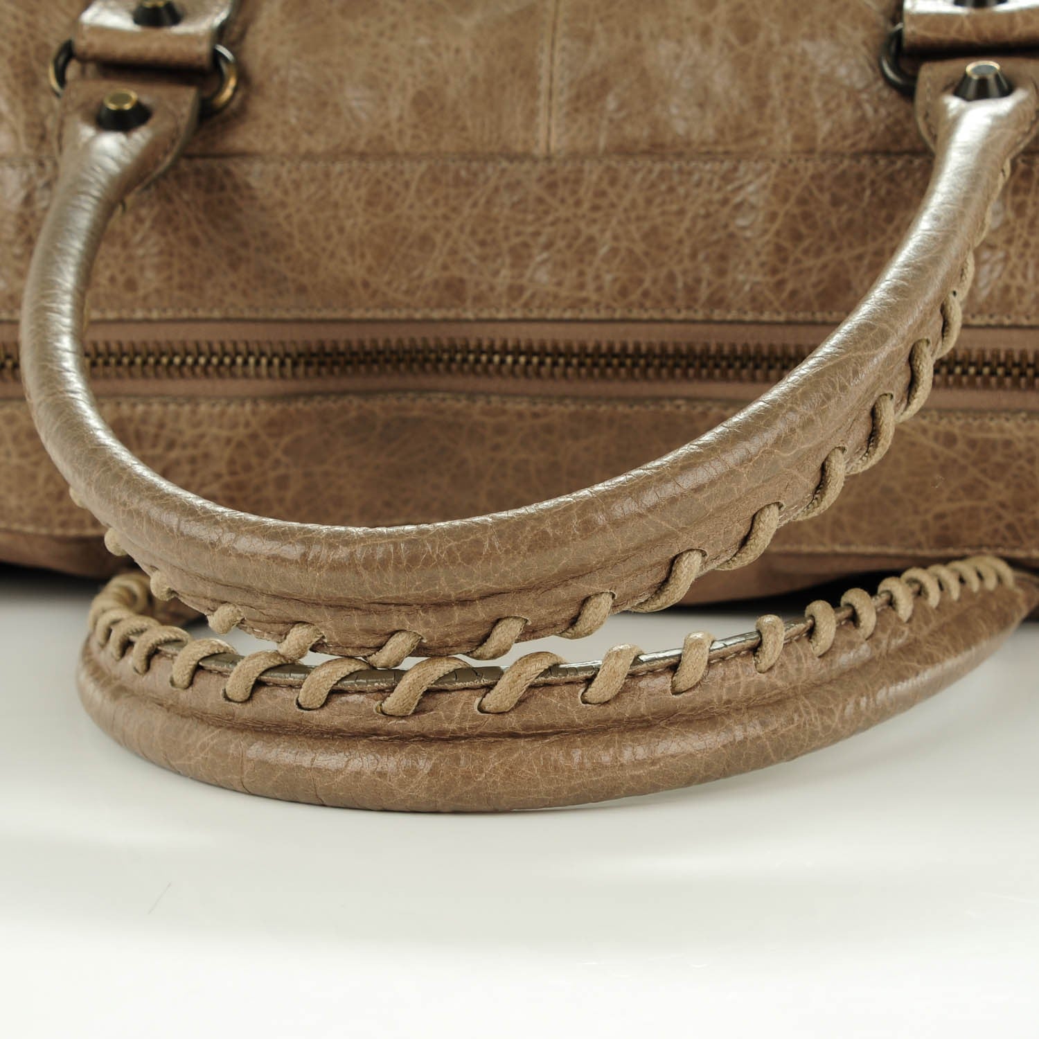Balenciaga Agneau Classic Hardware Weekender Gris Poivre 5 of 9