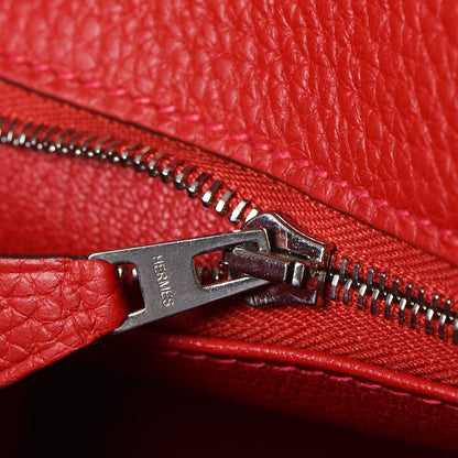 Hermes Taurillon Clemence Kelly Retourne 32 Rouge Casaque 10 of 32
