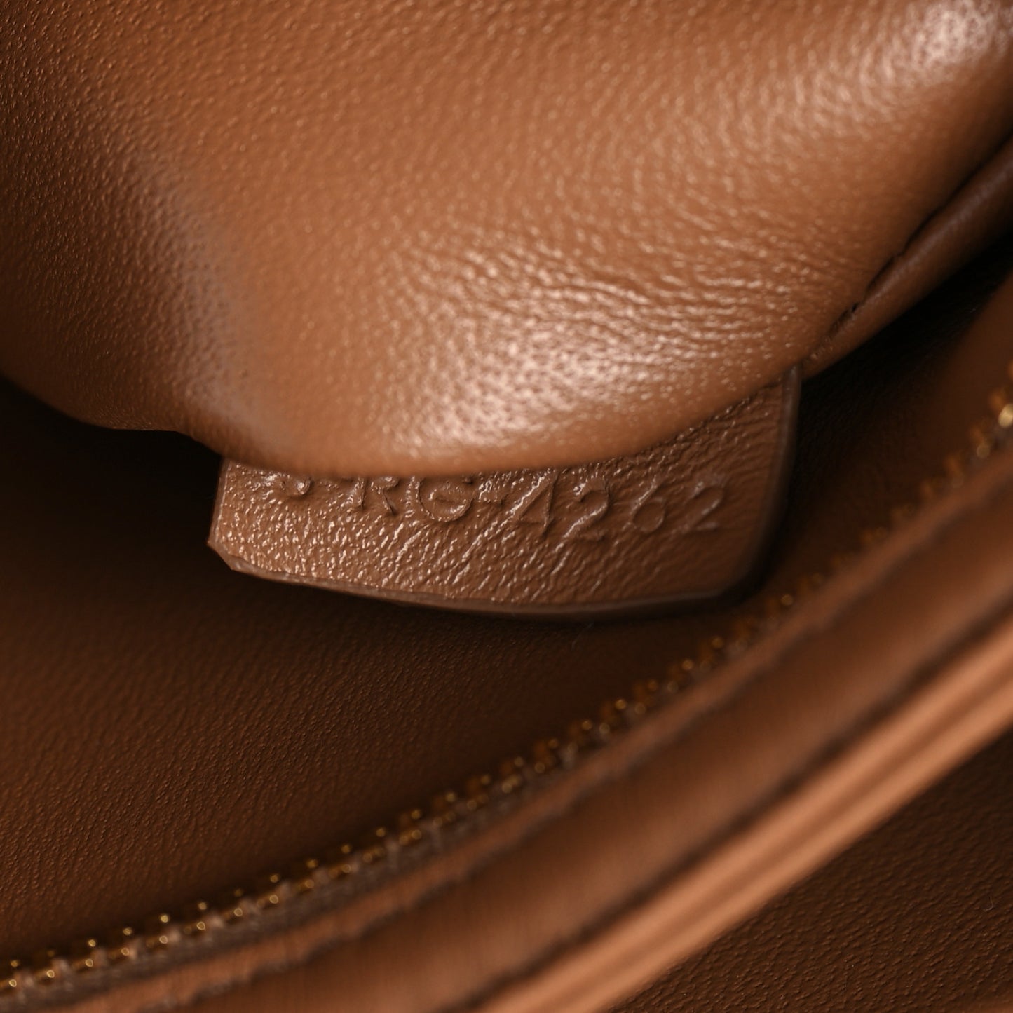 Shiny Calfskin Medium Triomphe Bronze