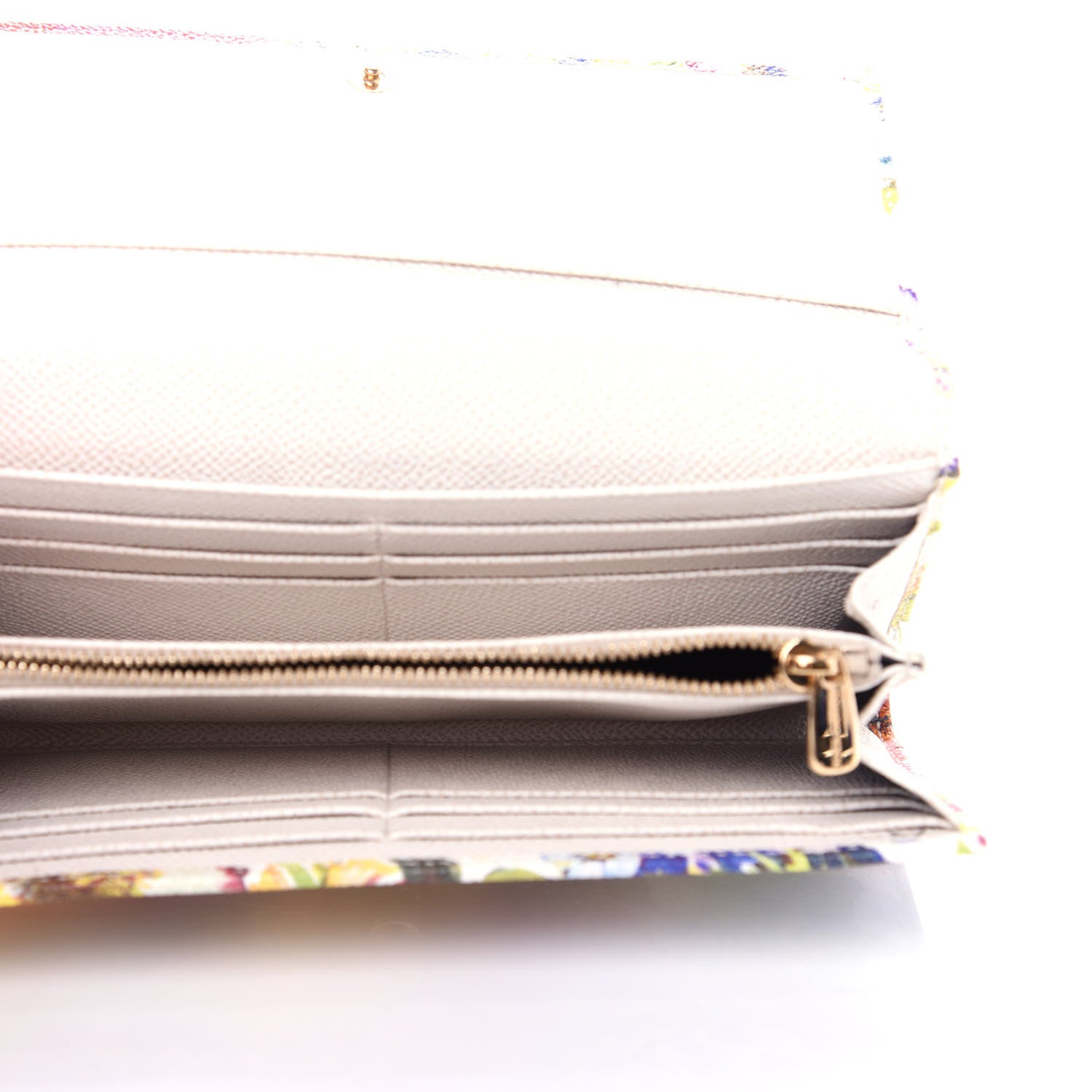Dolce & Gabbana Dauphine Floral Print Continental Wallet Multicolor 5 of 6
