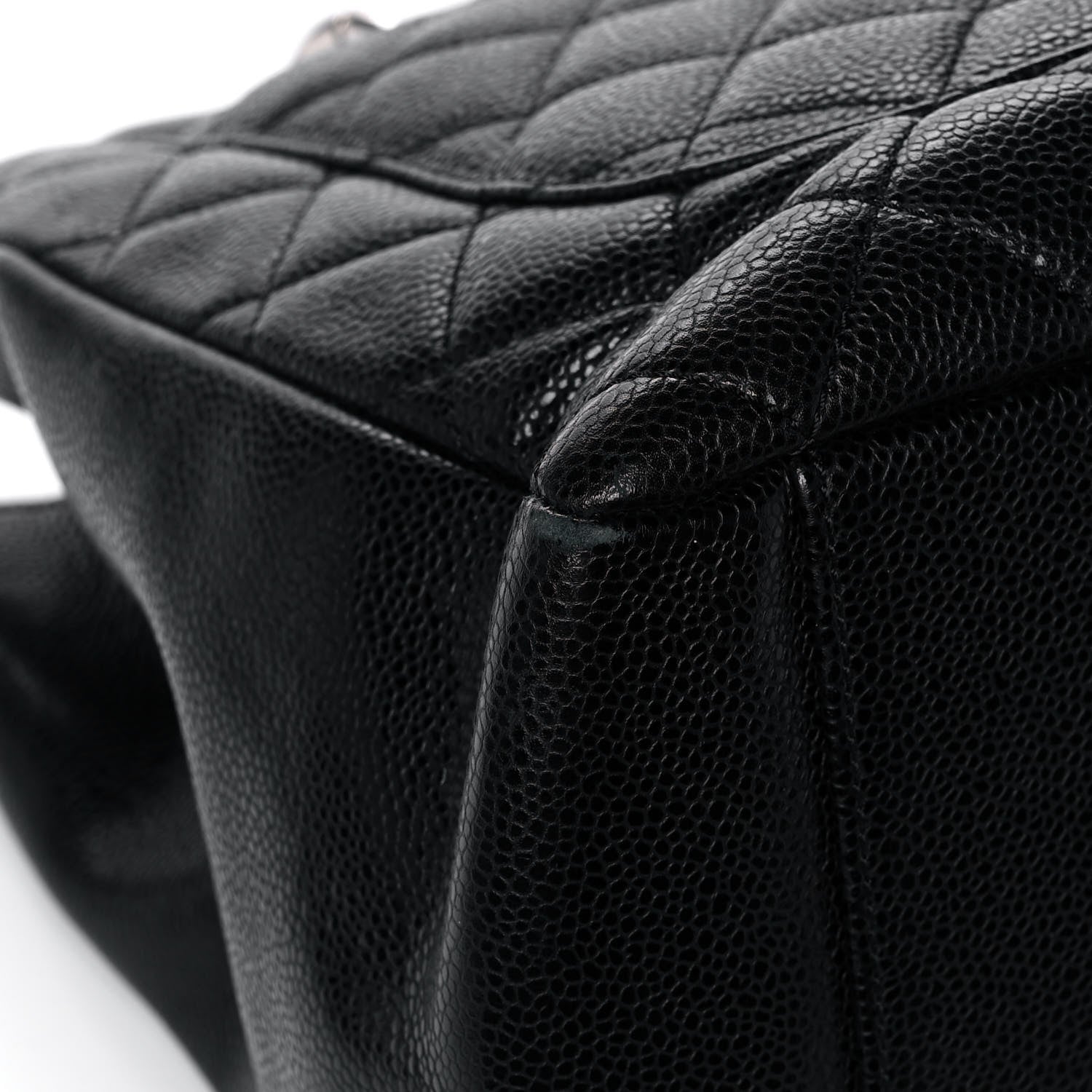 Chanel Caviar Quilted Grand Shopping Tote GST Black 12 of 15